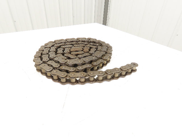 RS100 Roller Chain 1 Strand 1.250" Pitch 3/4" Rollers Taken From Reel 11' 6"