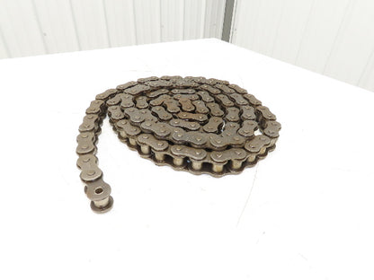 RS100 Roller Chain 1 Strand 1.250" Pitch 3/4" Rollers Taken From Reel 11' 6"