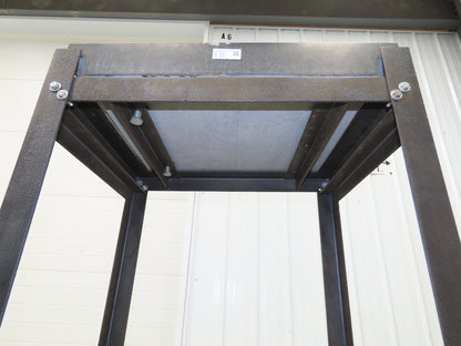 Granite Surface Inspection Plate 24 x 18 x 3" Black 2 Ledge Metal Stand