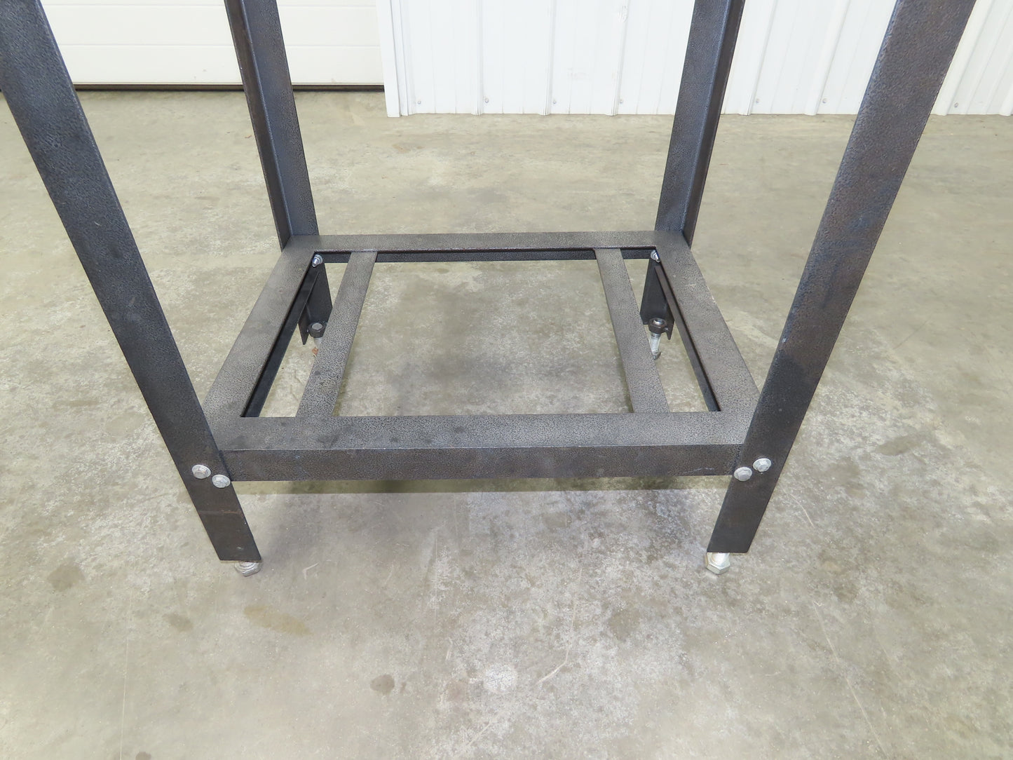 Granite Surface Inspection Plate 24 x 18 x 3" Black 2 Ledge Metal Stand