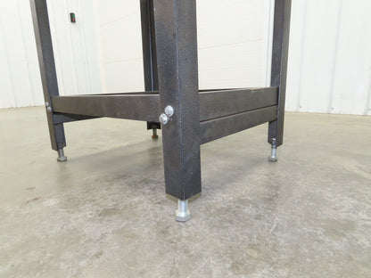 Granite Surface Inspection Plate 24 x 18 x 3" Black 2 Ledge Metal Stand