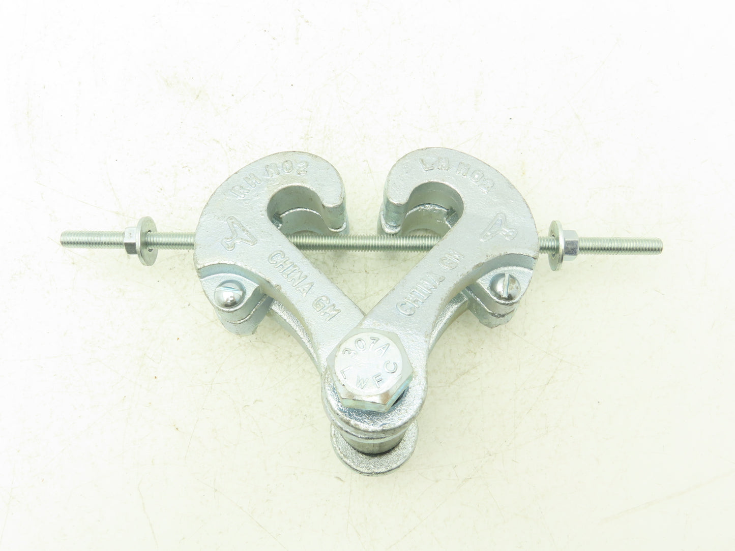 Anvil 4HYR3 1-Ton Adj I-Beam Steel Clamp Hanger 3-7" Beam 3/8"Rod 2160Lb