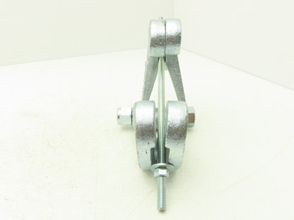 Anvil 4HYR3 1-Ton Adj I-Beam Steel Clamp Hanger 3-7" Beam 3/8"Rod 2160Lb