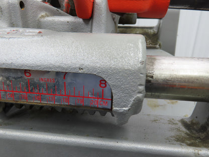 Ridgid 535 Pipe Bolt Threader Machine Stand 120VAC 15A Universal 811A Die 1/8-2"