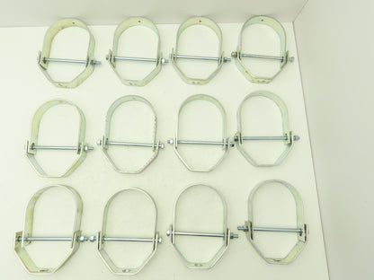 Anvil 260  4" Pipe Clevis Hanger Galvanized Steel 5/8"Rod  Lot of 12