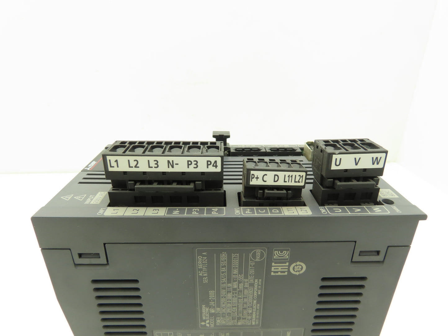 Mitsubishi MR-J4-200B AC Servo Drive 2kW 200-240V 3Ph MELSERVO J4