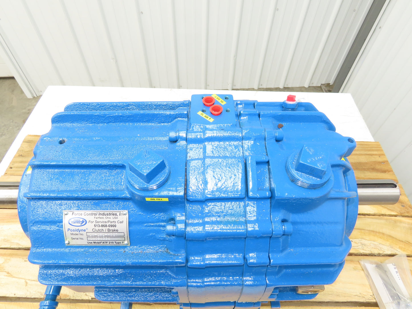 Force Control 10-1S1-H207 Air Powered Posidyne 10" Clutch/Brake 1-3/4" Shaft