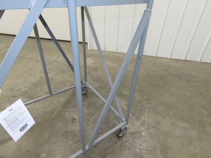 Uline H-7919 Rolling Ladder 4 Step 36" Work Platform 40" Top Step 800lbs Cap