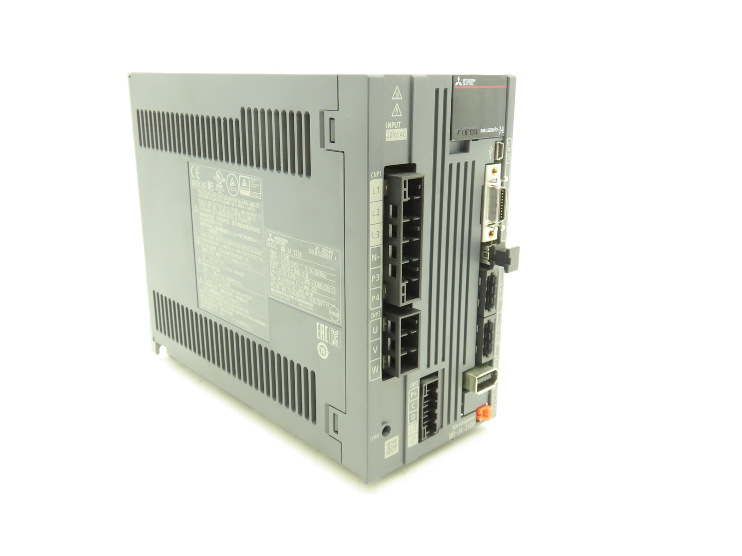 Mitsubishi MR-J4-350B AC Servo Drive 3.5kW 200-240V 3Ph MELSERVO J4