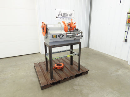 Bolton Tool Z1T-R411 Pipe/Bolt Threader 1/2"-4" Pipe 1.2 Hp 120V RPM 12/28 60Hz