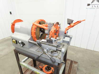 Bolton Tool Z1T-R411 Pipe/Bolt Threader 1/2"-4" Pipe 1.2 Hp 120V RPM 12/28 60Hz