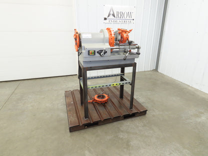 Bolton Tool Z1T-R411 Pipe/Bolt Threader 1/2"-4" Pipe 1.2 Hp 120V RPM 12/28 60Hz