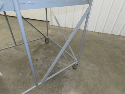 Uline H-1868 Rolling Ladder 4 Step 36" Work Platform 40" Top Step 800lbs Cap