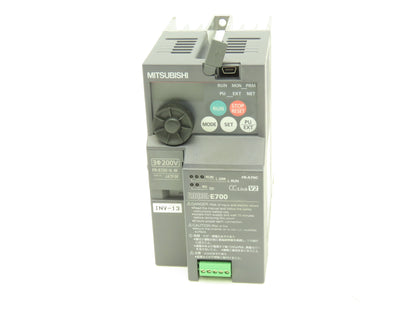Mitsubishi FR-A7NC AC Servo Drive 0.4kW 1/2Hp 200-240V 3Ph w/CC-Link Module