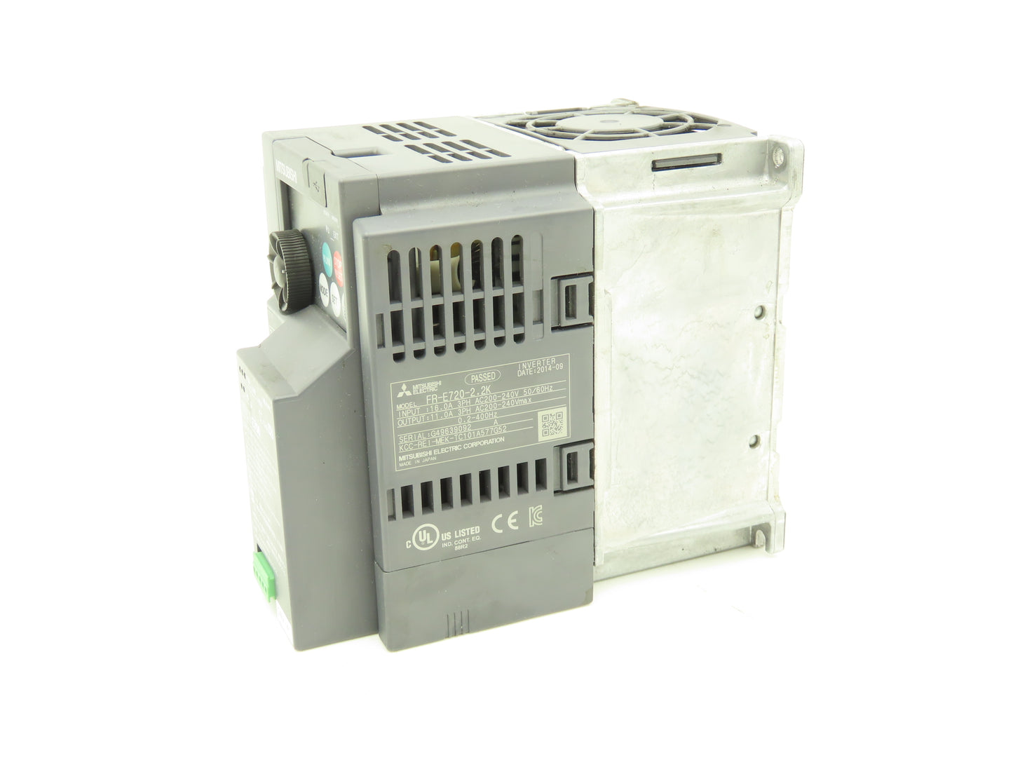Mitsubishi FR-A7NC AC Servo Drive 2.2kW 3Hp 200-240V 3Ph w/CC-Link Module