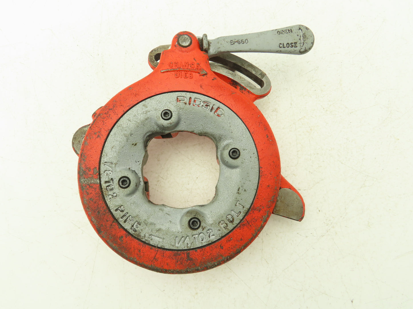 Ridgid 811A Die Head Quick Opening 1/8"-2" NPT 1/4"-2" Bolt Dies Not Included