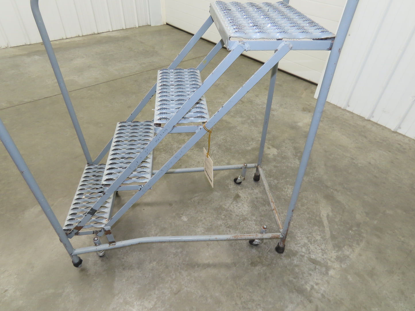 Cotterman 1204R Rolling Ladder Narrow Aisle 4 Step 12" Platform 40" Top Step