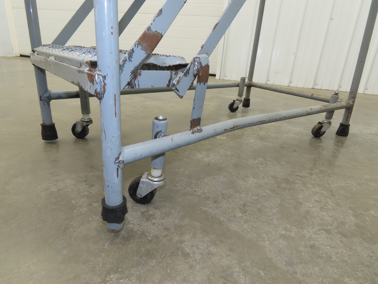 Cotterman 1204R Rolling Ladder Narrow Aisle 4 Step 12" Platform 40" Top Step