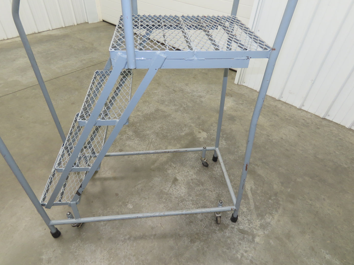 Cotterman Rolling Ladder Narrow Aisle 4 Step 24" Platform 40" Top Step