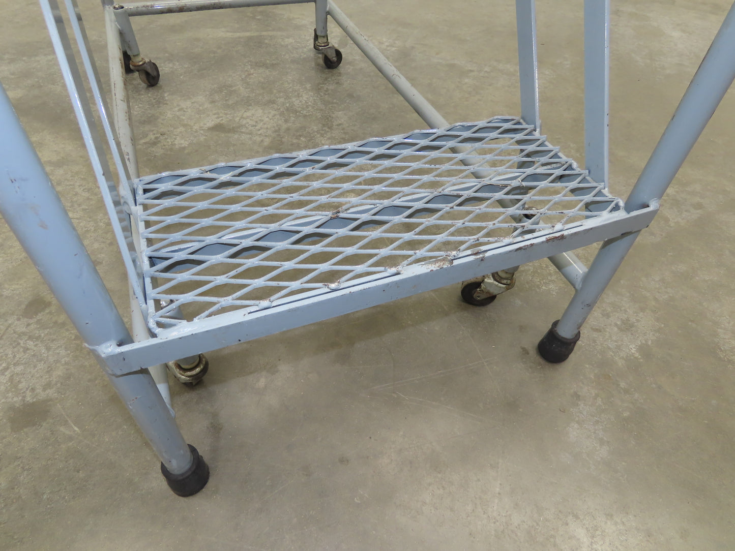 Cotterman Rolling Ladder Narrow Aisle 4 Step 24" Platform 40" Top Step