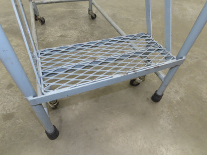 Cotterman Rolling Ladder Narrow Aisle 4 Step 24" Platform 40" Top Step