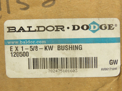 Dodge 120500 QD Bushing 1-5/8" Bore 6.00" Flange 2-5/8" Length 3/8" Keyway