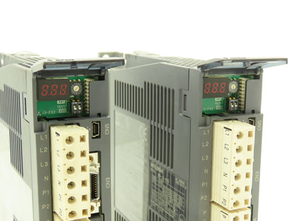 Mitsubishi MRJ340B AC Servo Inverter Drive 0.4kW 200-240V 3Ph MELSERVO Lot of 2