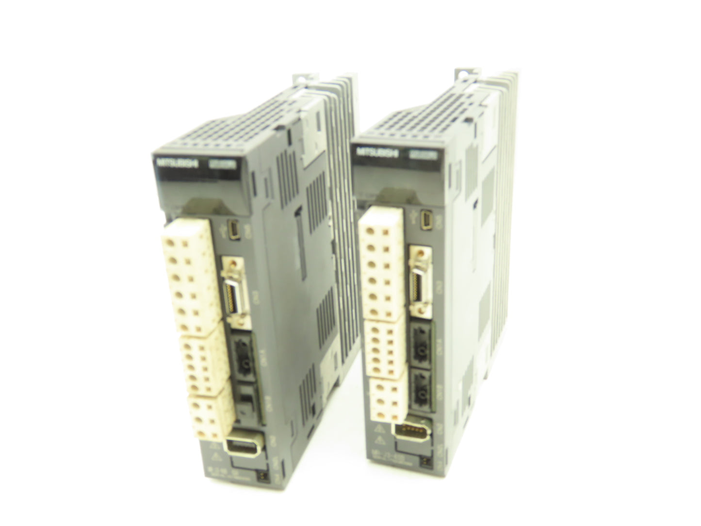 Mitsubishi MRJ340B AC Servo Inverter Drive 0.4kW 200-240V 3Ph MELSERVO Lot of 2