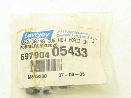 Lovejoy G2040 Cover/Grid Assy Seal Gasket Lubricant Hardware Lot of 2