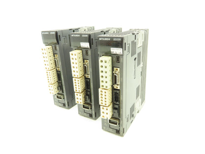 Mitsubishi MRJ320B AC Servo Inverter Drive 0.2kW 200-240V 3Ph MELSERVO Lot of 3