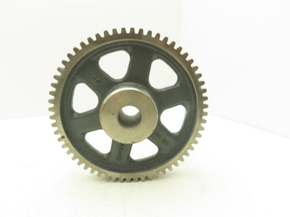 Boston Gear 10390 NH60 Spur Gear 60-Tooth 7.5" OD 1.25" W 1" Smooth Bore