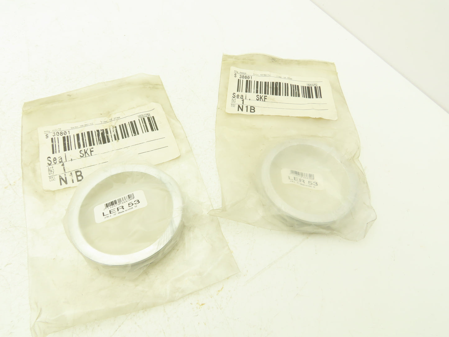 SKF LER 53 Bearing Seal-Labyrinth 2.94" Bore 3.56" OD x .68 W Aluminum Lot of 2