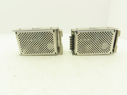 Omron S8JX-N10024CD Power Supply In 100-240VAC Out 24VDC 4.5A DIN Rail Lot of 2