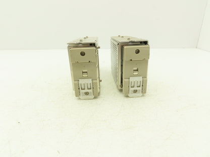 Omron S8JX-N10024CD Power Supply In 100-240VAC Out 24VDC 4.5A DIN Rail Lot of 2