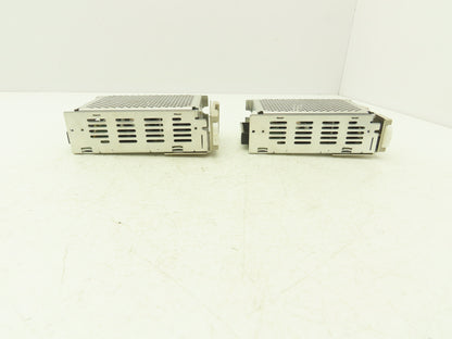 Omron S8JX-N10024CD Power Supply In 100-240VAC Out 24VDC 4.5A DIN Rail Lot of 2