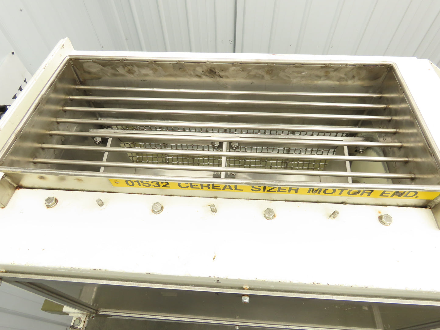 Jantec Food Grade Rotary Granulator Sifter Cereal Sizer Janasizer Conveyor 3PH