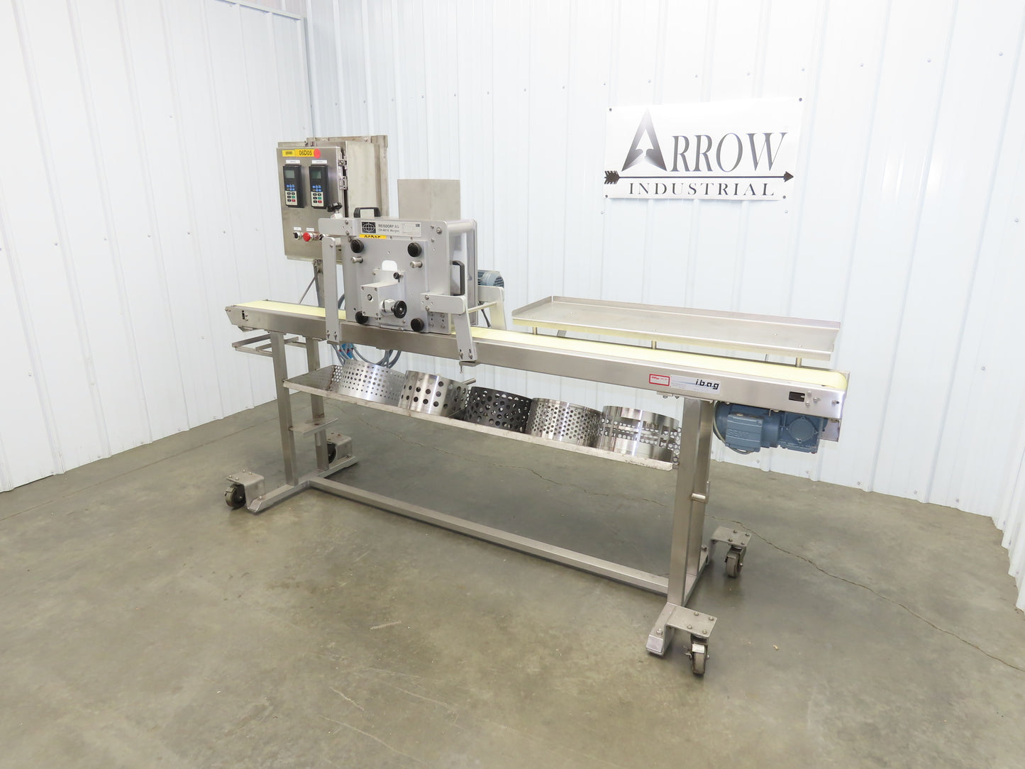 Reisdorf RST 100 Rotary Template Depositor Cookie Dough Cutter Extruder Conveyor