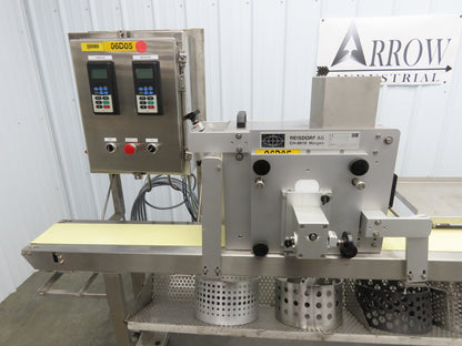 Reisdorf RST 100 Rotary Template Depositor Cookie Dough Cutter Extruder Conveyor