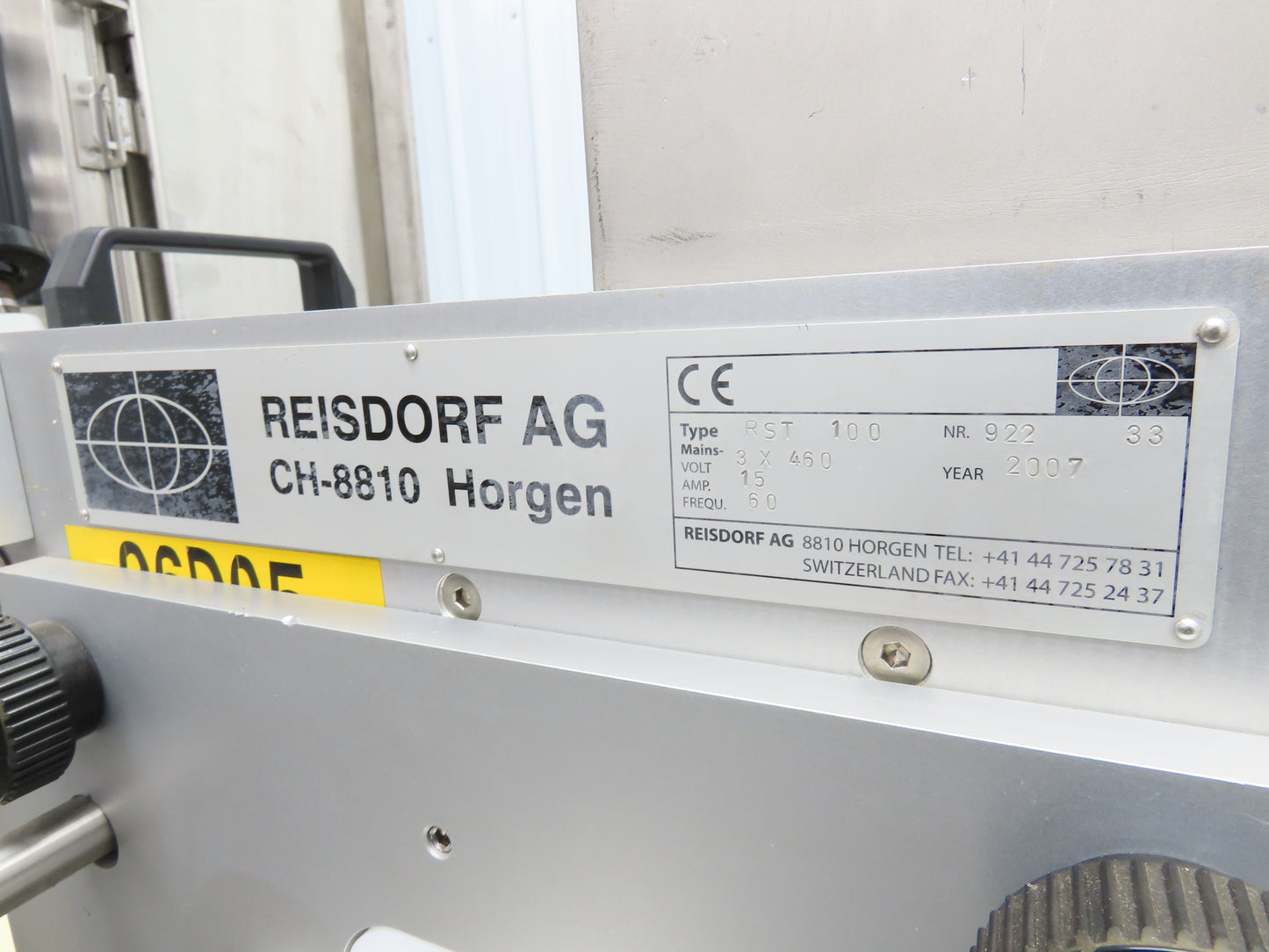 Reisdorf RST 100 Rotary Template Depositor Cookie Dough Cutter Extruder Conveyor