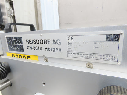 Reisdorf RST 100 Rotary Template Depositor Cookie Dough Cutter Extruder Conveyor