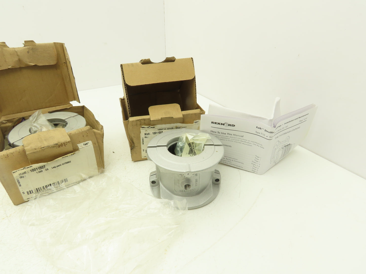 Rexnord 1030T10 Falk Steelflex 1030T10 Grid Coupling Cover Assembly Lot of 2