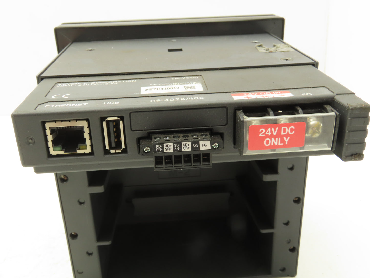 Keyence TR-V500 Operator Control Panel Temp & Data Logger 24VDC Input LCD Screen