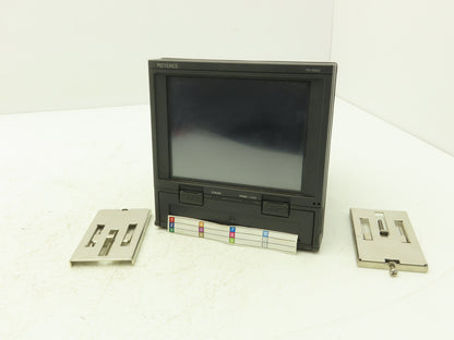 Keyence TR-V500 Operator Control Panel Temp & Data Logger 24VDC Input LCD Screen