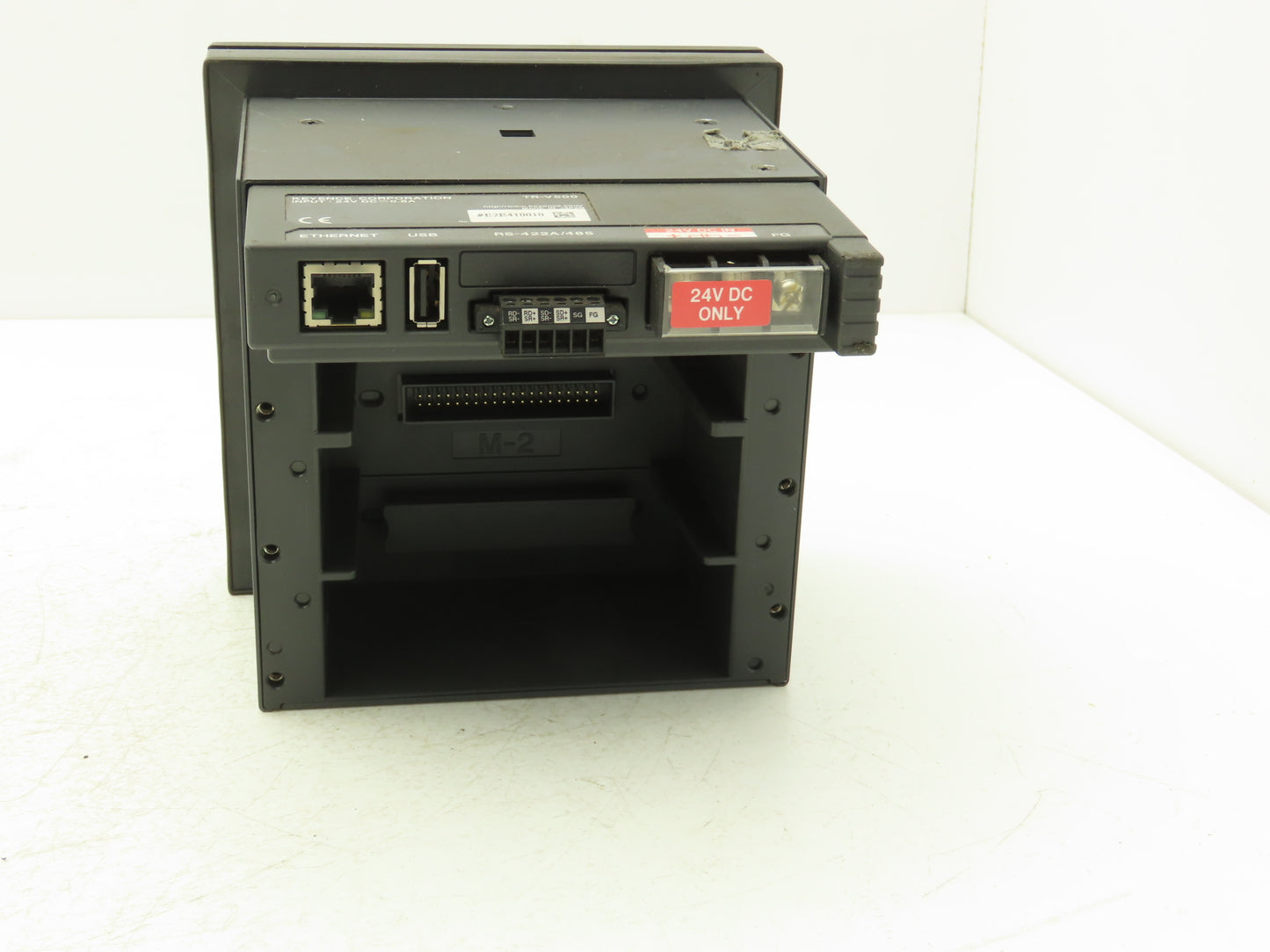 Keyence TR-V500 Operator Control Panel Temp & Data Logger 24VDC Input LCD Screen