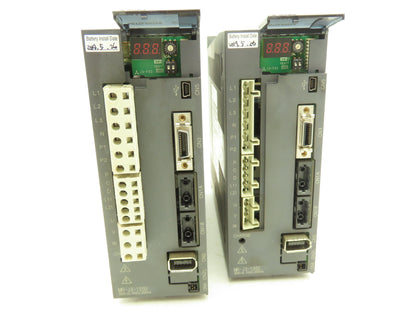 Mitsubishi MR-J3-100B AC Servo Inverter Drive 1kW 200-240V 3Ph MELSERVO Lot of 2