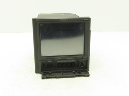 Keyence TR-H500 Operator Control Panel Temp & Data Logger 24VDC Input LCD Screen