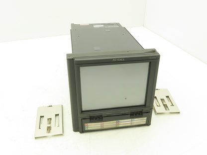 Keyence TR-H500 Operator Control Panel Temp & Data Logger 24VDC Input LCD Screen