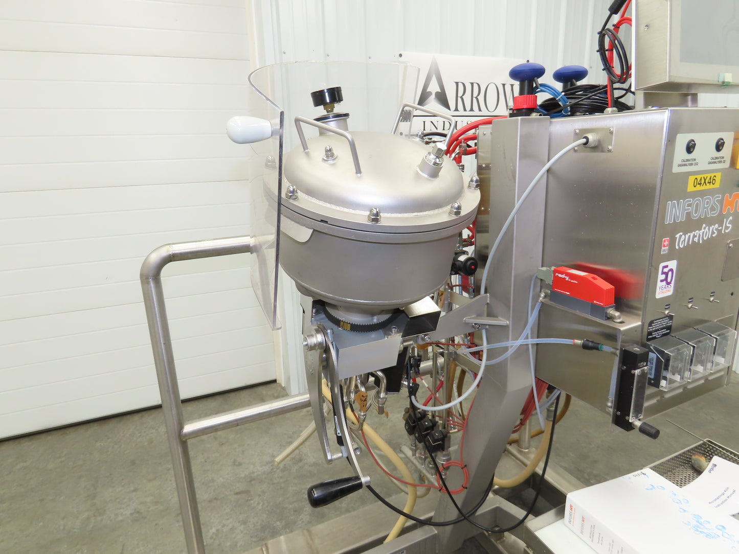 Infors HT Pilot Bioreactor Techfors-IS Pressure Vessel Microbial Fermentation