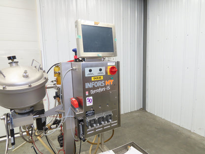 Infors HT Pilot Bioreactor Techfors-IS Pressure Vessel Microbial Fermentation