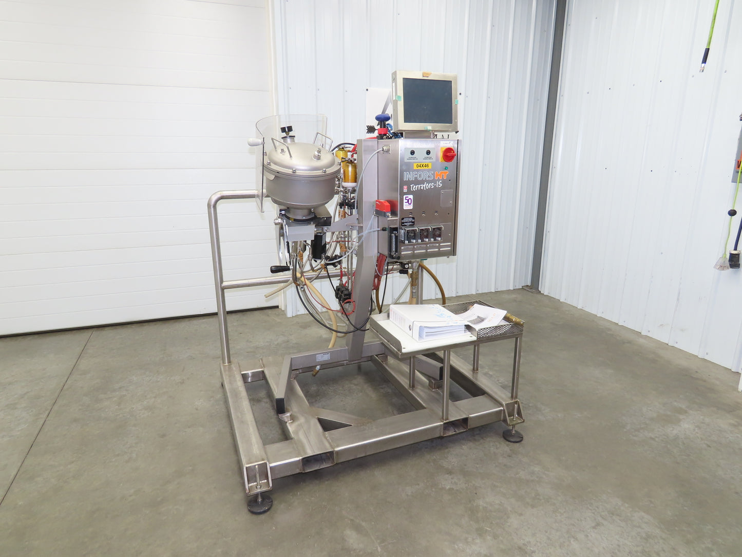 Infors HT Pilot Bioreactor Techfors-IS Pressure Vessel Microbial Fermentation